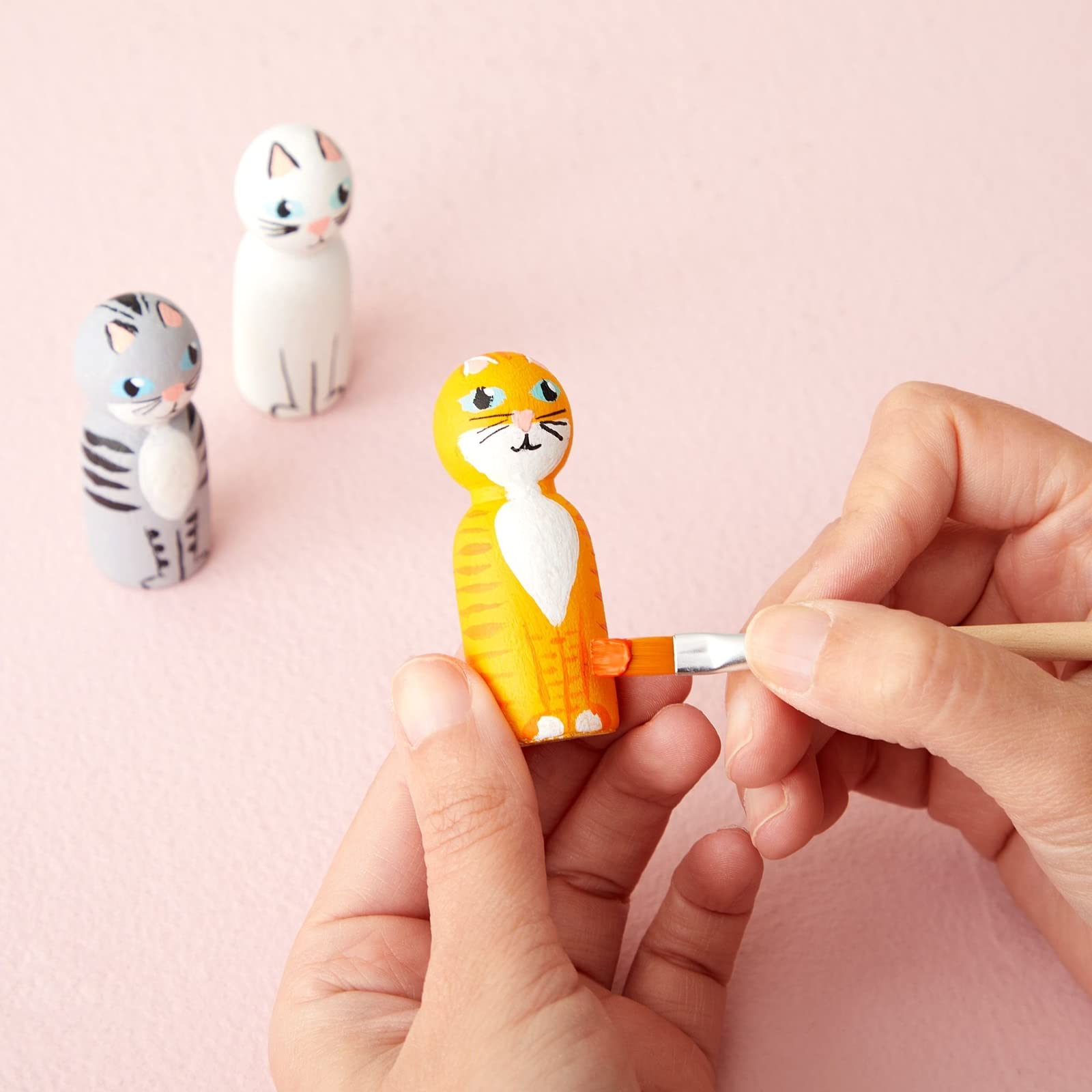Amazon.co.jp: Bright Creations ペグ人形 人形製作用品 絵画&クラフト